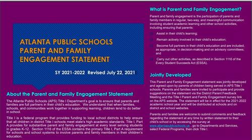 District Engagement Plan